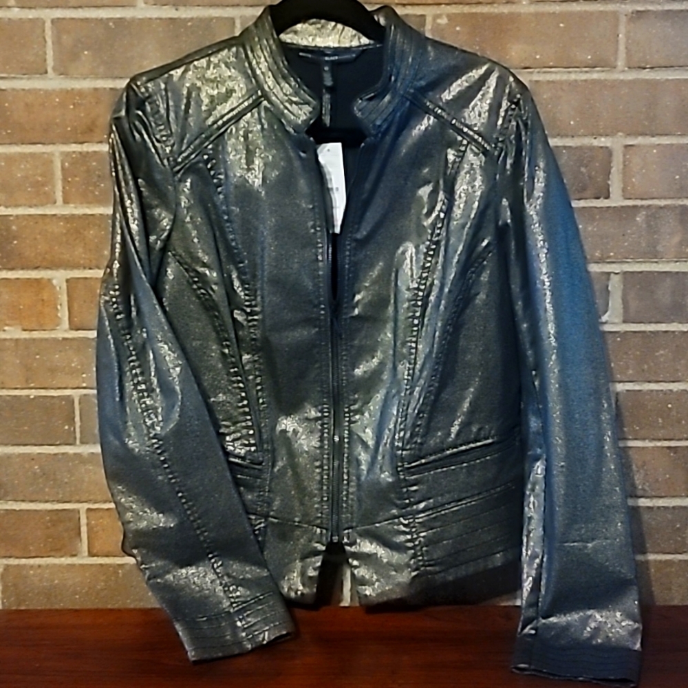 New with tags Coated foil band jacket